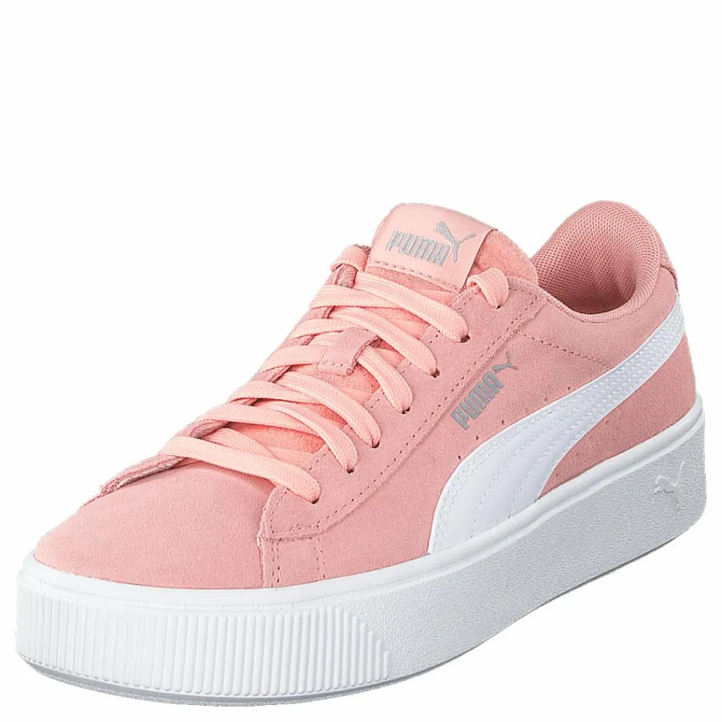 Vikky Stacked Sd Peach Bud- White*Puma