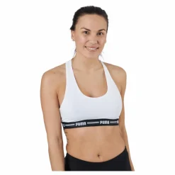 Puma Women Racer Back Top 1p H White Vit Discount