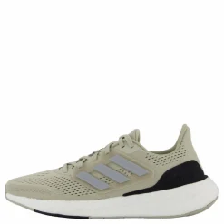 adidas Pureboost 23 Shoes Putty Grey / Silver Metallic / Core Black Sale