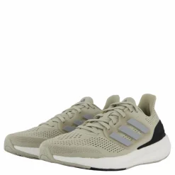 adidas Pureboost 23 Shoes Putty Grey / Silver Metallic / Core Black Sale