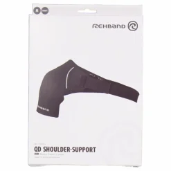 Rehband Qd Shoulder Support Right 3mm Black Svart