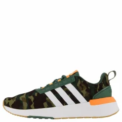adidas Racer TR21 Cloudfoam Lifestyle Running Shoes Green Oxide / Cloud White / Screaming Orange Svart New
