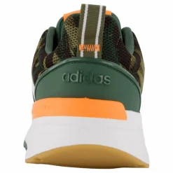 adidas Racer TR21 Cloudfoam Lifestyle Running Shoes Green Oxide / Cloud White / Screaming Orange Svart New