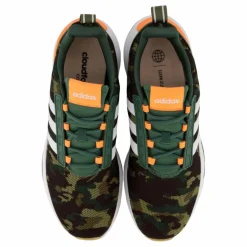adidas Racer TR21 Cloudfoam Lifestyle Running Shoes Green Oxide / Cloud White / Screaming Orange Svart New