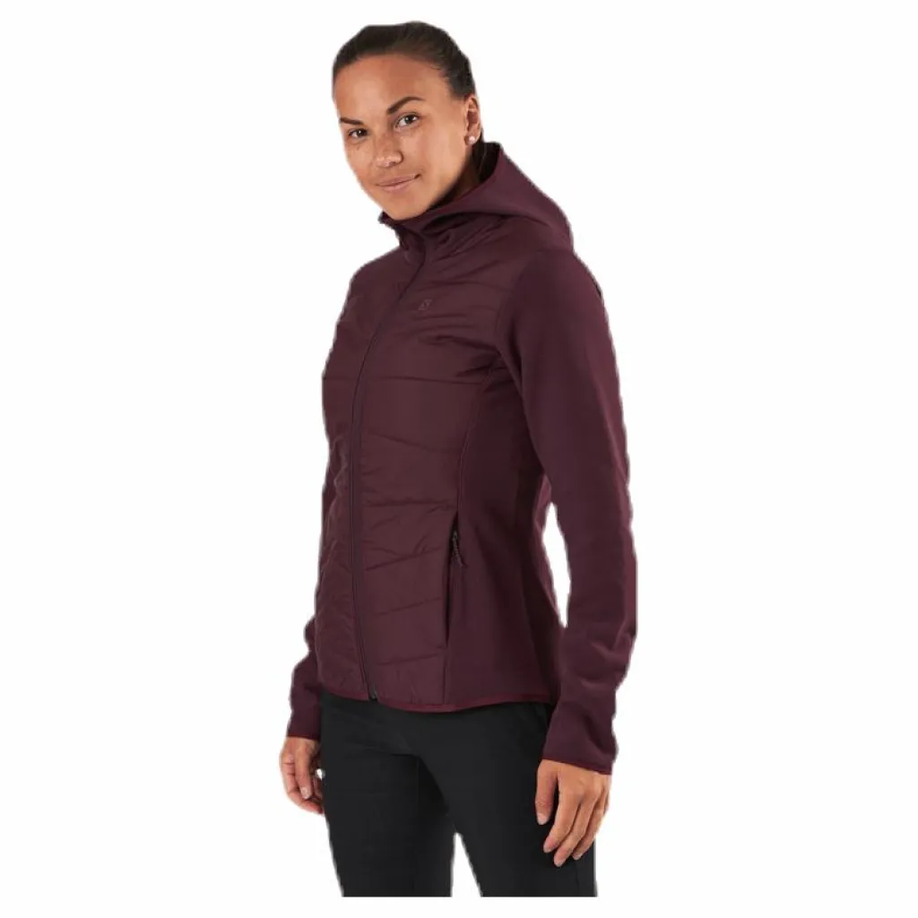 Salomon Radiant Hybrid Hoodie Purple Lila New