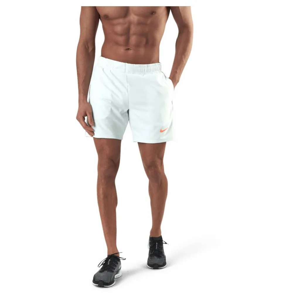 Nike Rafa Court Short 7" Green/Yellow Vit Online