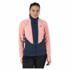 Kari Traa Ragnhild Full Zip Midlayer Silk Rosa