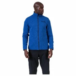 Ralf Melange Fleece Jacket w. Windproof Lining Blue*Weather Report Outlet