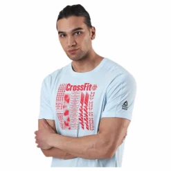 RC AC + Cotton Tee Blue/White*Reebok Online