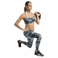 Reebok RC Skinny Bra AOP Black Grå New
