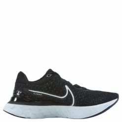 React Infinity Run Flyknit 3 Women's Road Running Shoes BLACK/WHITE*Nike Discount