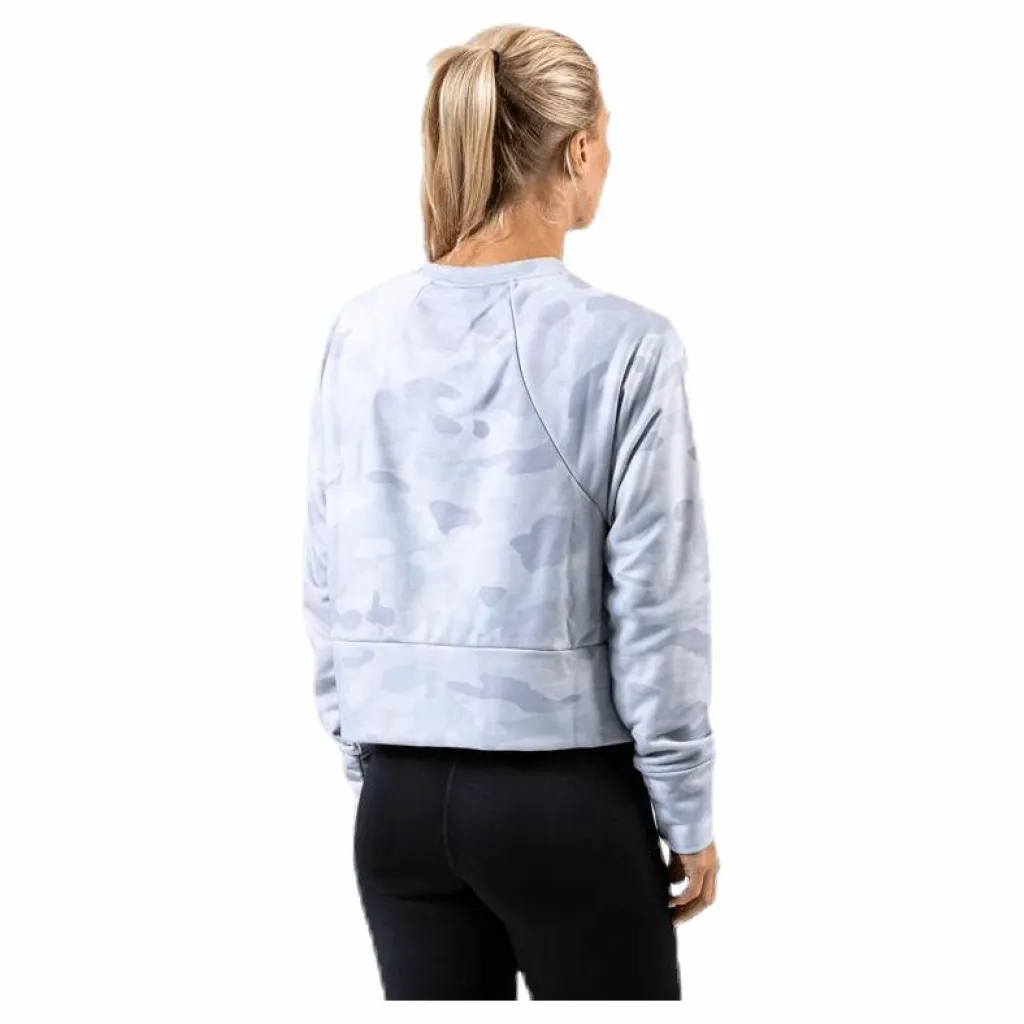 Nike Rebel Dry Crew Patterned/Grey Blå Online