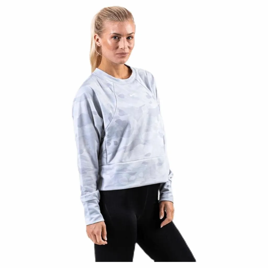Nike Rebel Dry Crew Patterned/Grey Blå Online