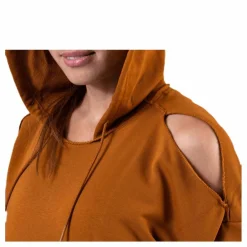Nike Rebel Slash Fleece Hoodie GRX Brown Brun Best