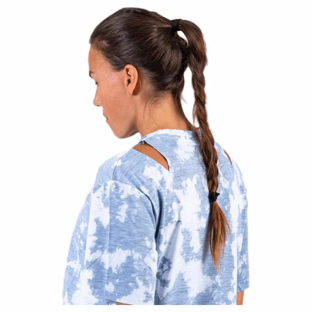 Nike Rebel SS Crop Top White/Grey Flerfärgad New