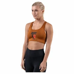 Rebel Swoosh JDI Bra Brown/Red*Nike Sale