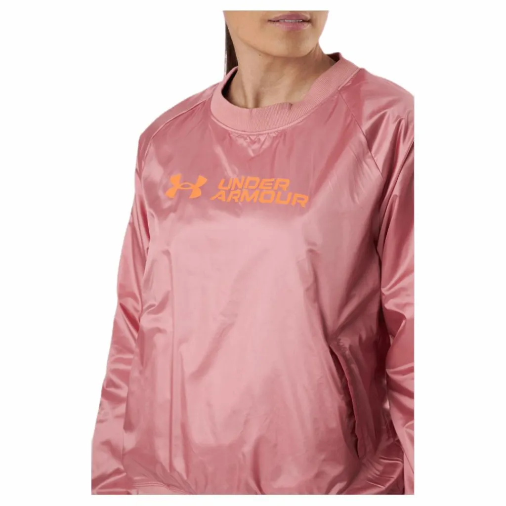 Under Armour Recover Woven Shine Crew Pink Rosa Discount