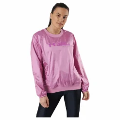 Under Armour Recover Woven Shine Crew Pink Rosa Clearance