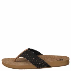 Reef Cushion Strand Black/natural Brun Outlet