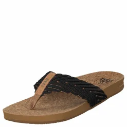 Reef Cushion Strand Black/natural Brun Outlet