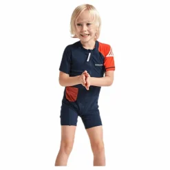 Didriksons Reef Kids Swimsuit Blue Blå Outlet