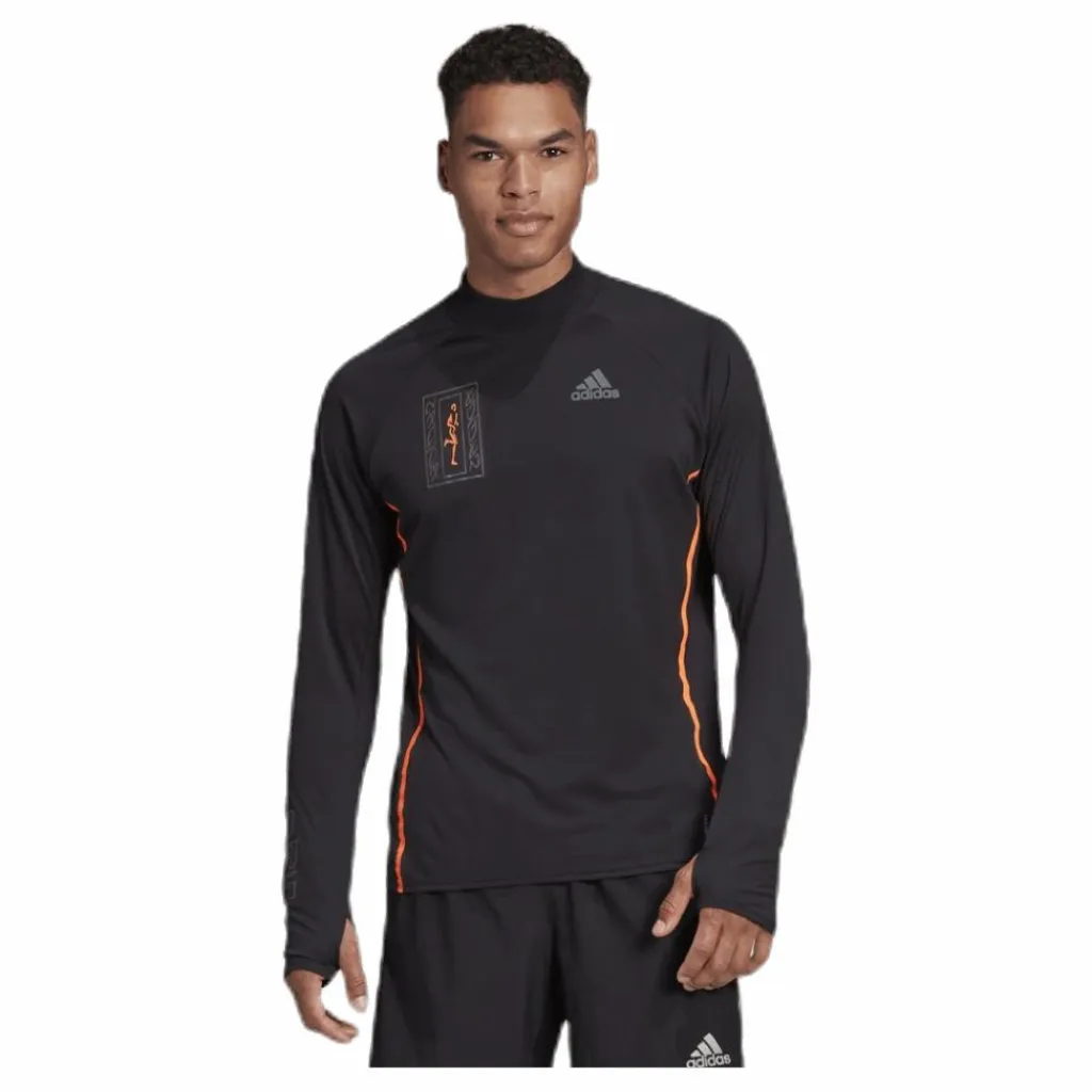 adidas Reflective LS Black Svart Best
