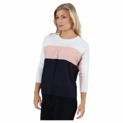 Regitze 3/4 Pullover Knt White*Only Hot