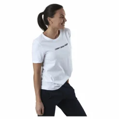 Tommy Hilfiger Sport Regular C-Nk Graphic Tee Ss White Vit Hot