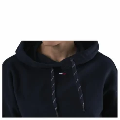Tommy Hilfiger Sport Relaxed Tape Hood Blue Blå Clearance