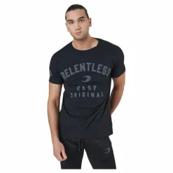 GASP Relentless Skull Tee Washed Black Svart Clearance