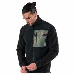 Retro Pile Jacket Green*ColourWear Discount