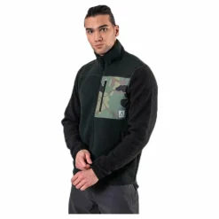 Retro Pile Jacket Green*ColourWear Discount