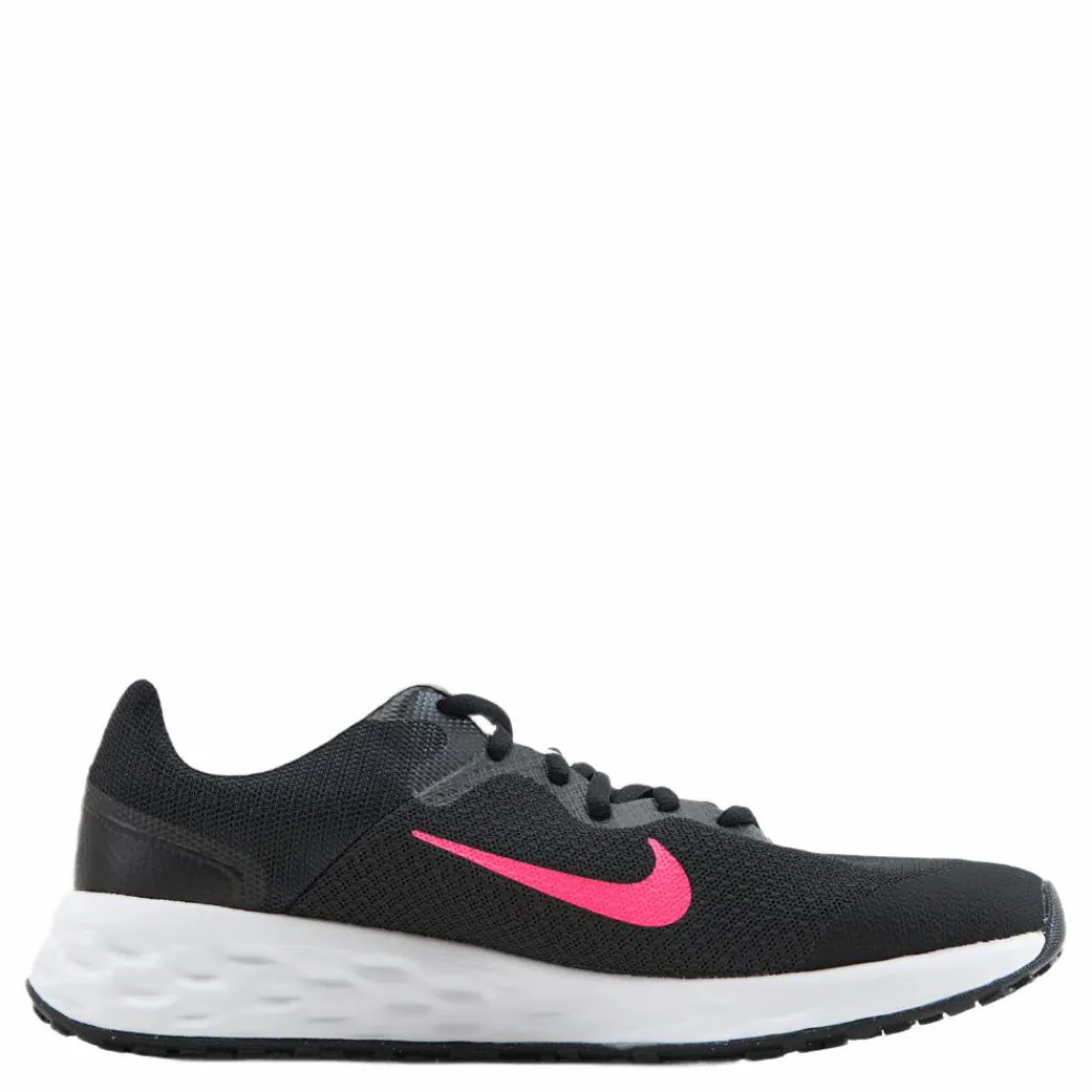 Revolution 6 Big Kids' Road Running Shoes BLACK/HYPER PINK-PINK FOAM*Nike New