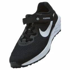 Nike Revolution 6 FlyEase Little Kids' Shoe BLACK/WHITE-DK SMOKE GREY Online