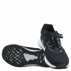 Nike Revolution 6 FlyEase Little Kids' Shoe BLACK/WHITE-DK SMOKE GREY Online