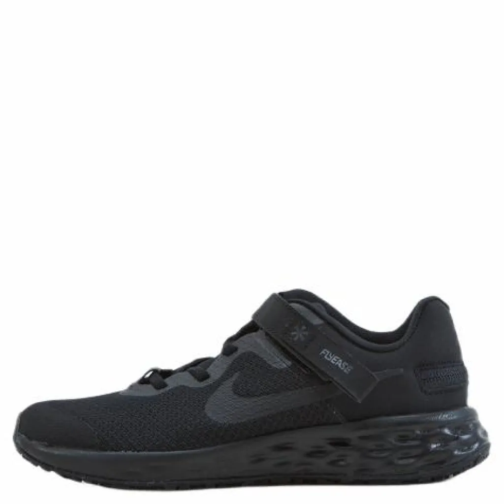 Revolution 6 FlyEase Little Kids' Shoe BLACK/BLACK-DK SMOKE GREY*Nike Clearance