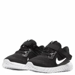 Revolution 5 Flyease Toddler White/Black*Nike New