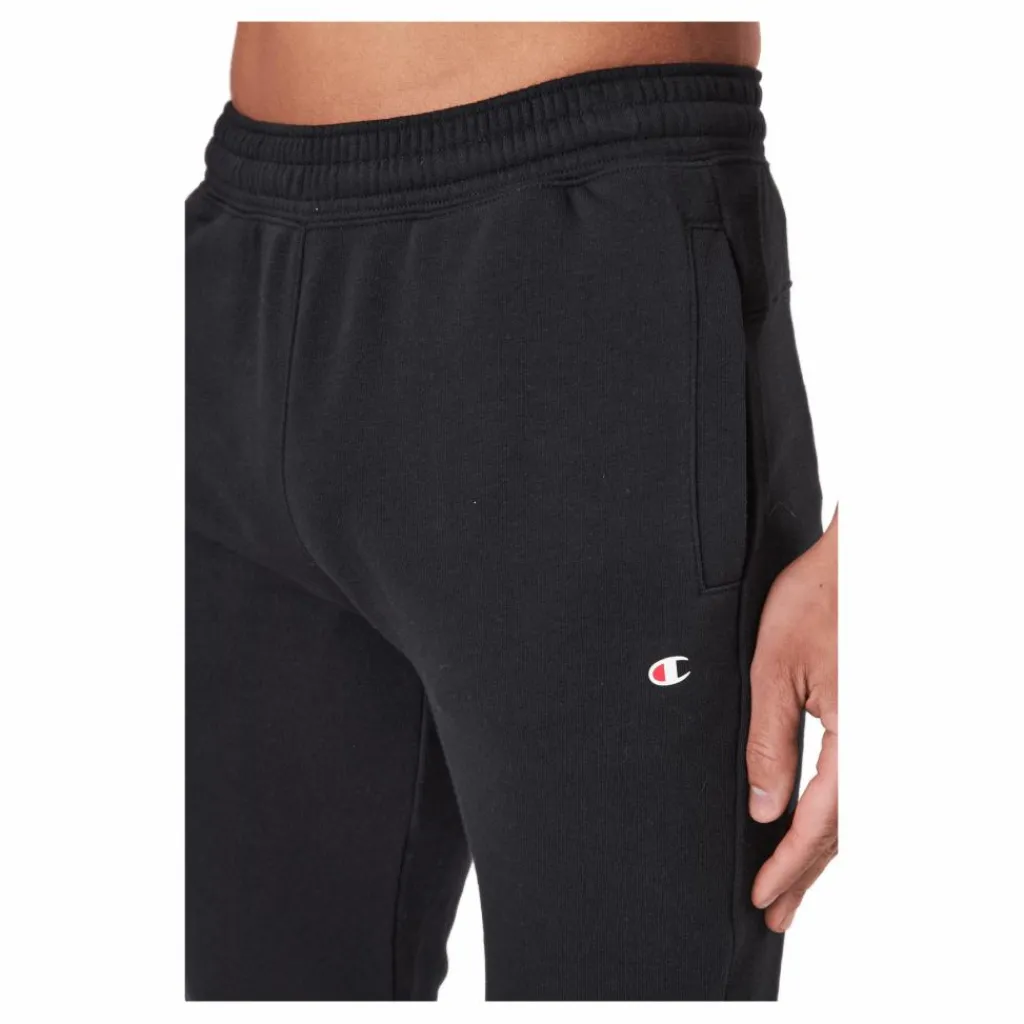 Champion Rib Cuff Pants Black Beauty Svart Sale