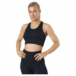 Rib Seamless Crop Top Black*BLACC