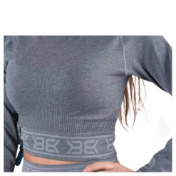 Better Bodies Rib Seamless LS Grey Grå Sale