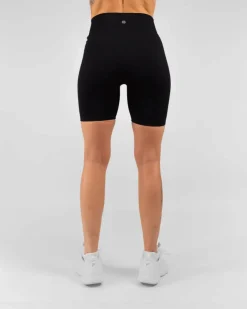 Gavelo Ribbed Seamless Biker Shorts Black Online