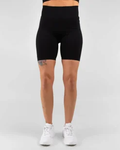 Gavelo Ribbed Seamless Biker Shorts Black Online