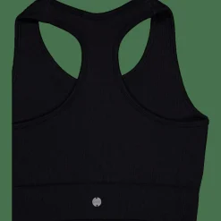 Gavelo Ribbed Seamless Sport Bra Black Sale