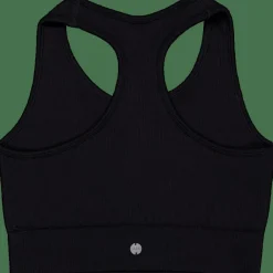 Gavelo Ribbed Seamless Sport Bra Black Sale