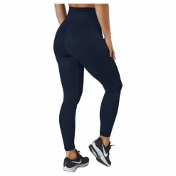Ribbed Seamless Tights Navy Blue*Famme