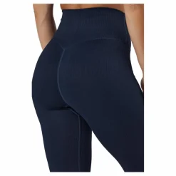 Ribbed Seamless Tights Navy Blue*Famme