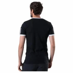 Umbro Ringer Taped Logo Tee Black Svart New