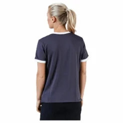 Nike Ringer Top SS Blue/White Blå Sale