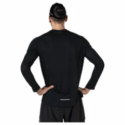 Nike Rise 365 LS Black/Silver Svart Clearance