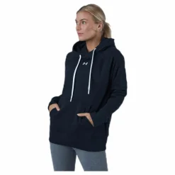 Under Armour Rival Fleece HB Hoodie Black Svart Discount